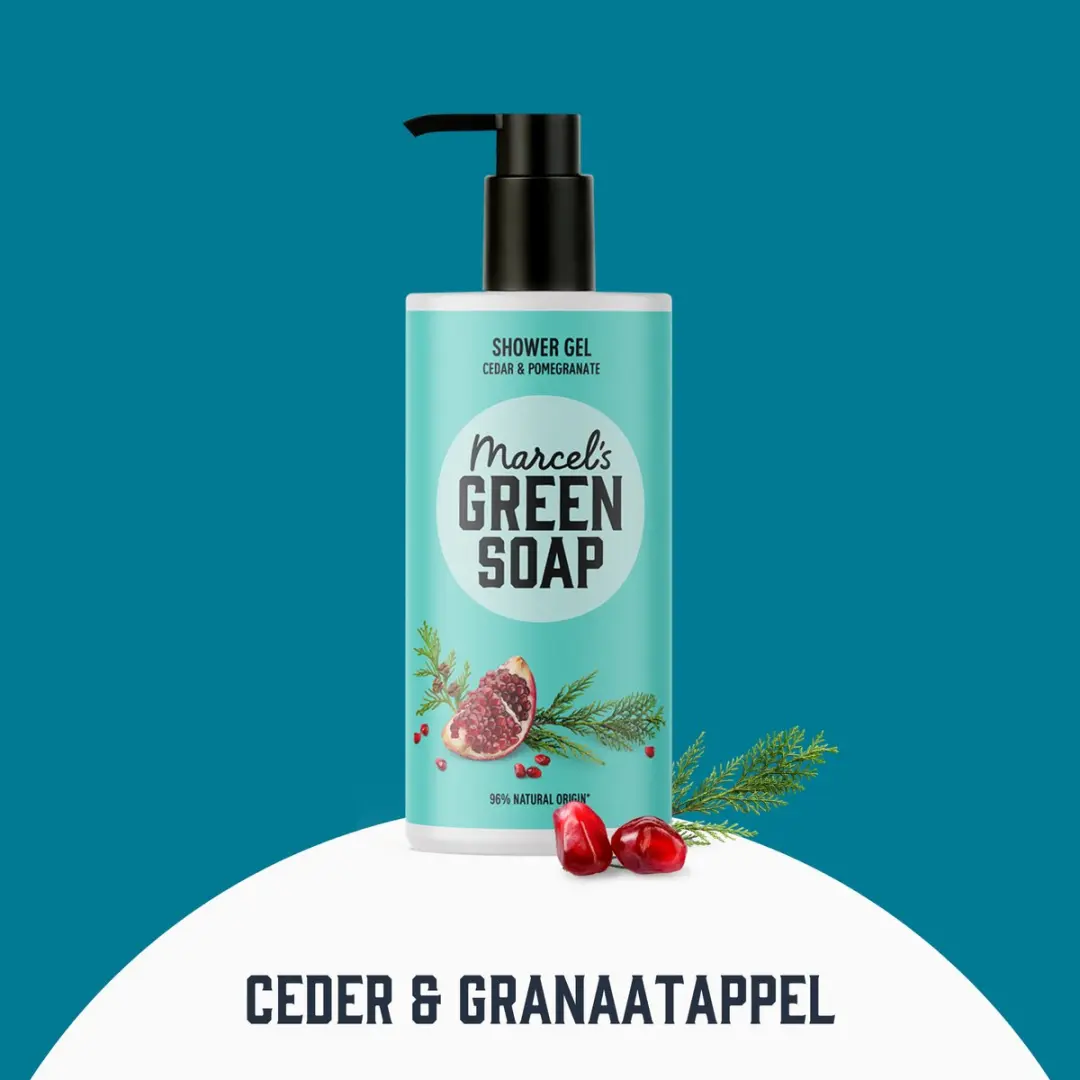 Marcel's Green Soap Douchegel Ceder & Granaatappel 6x300ml