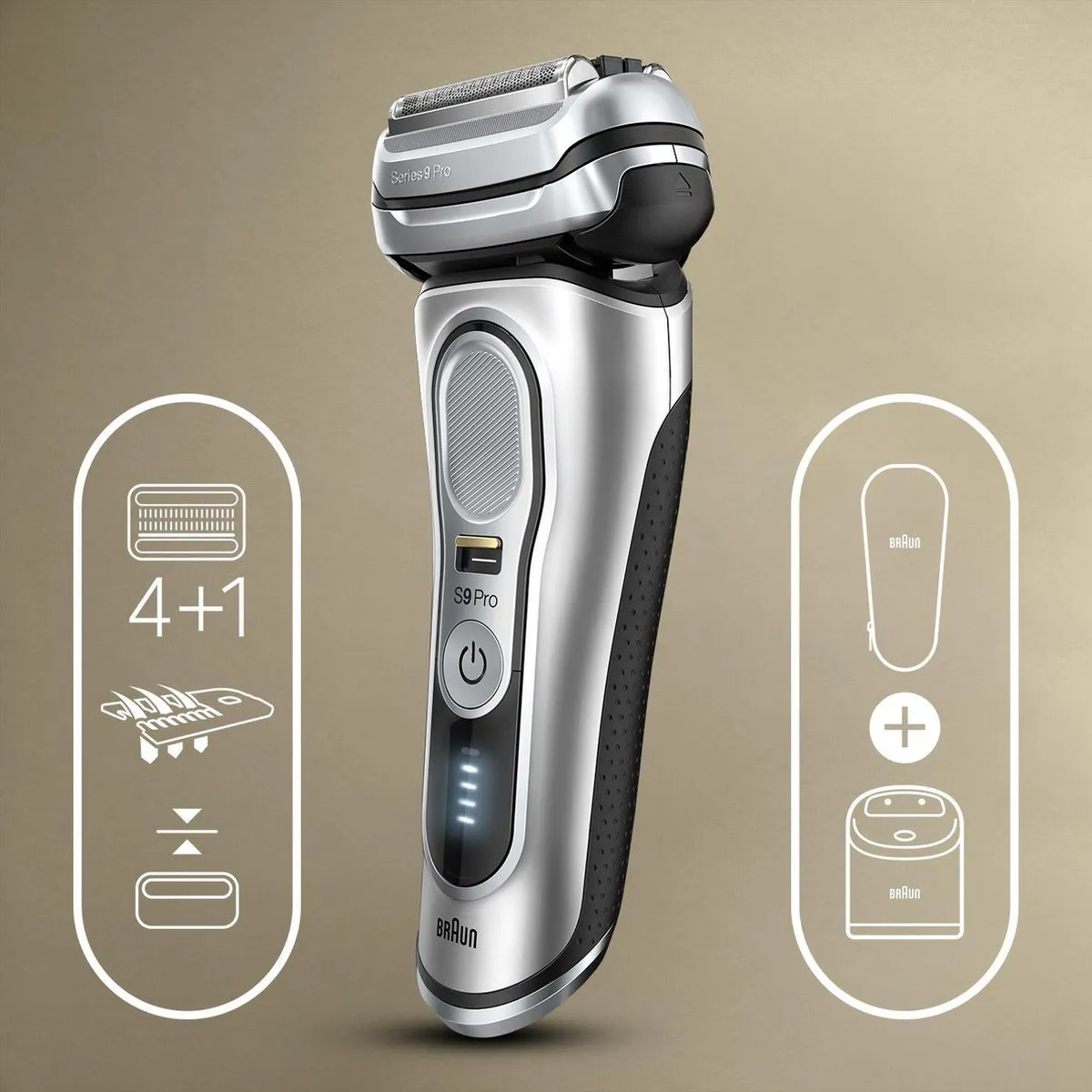 Braun Series 9 Pro 9467cc Scheerapparaat - Grijs - afbeelding 6 van 6