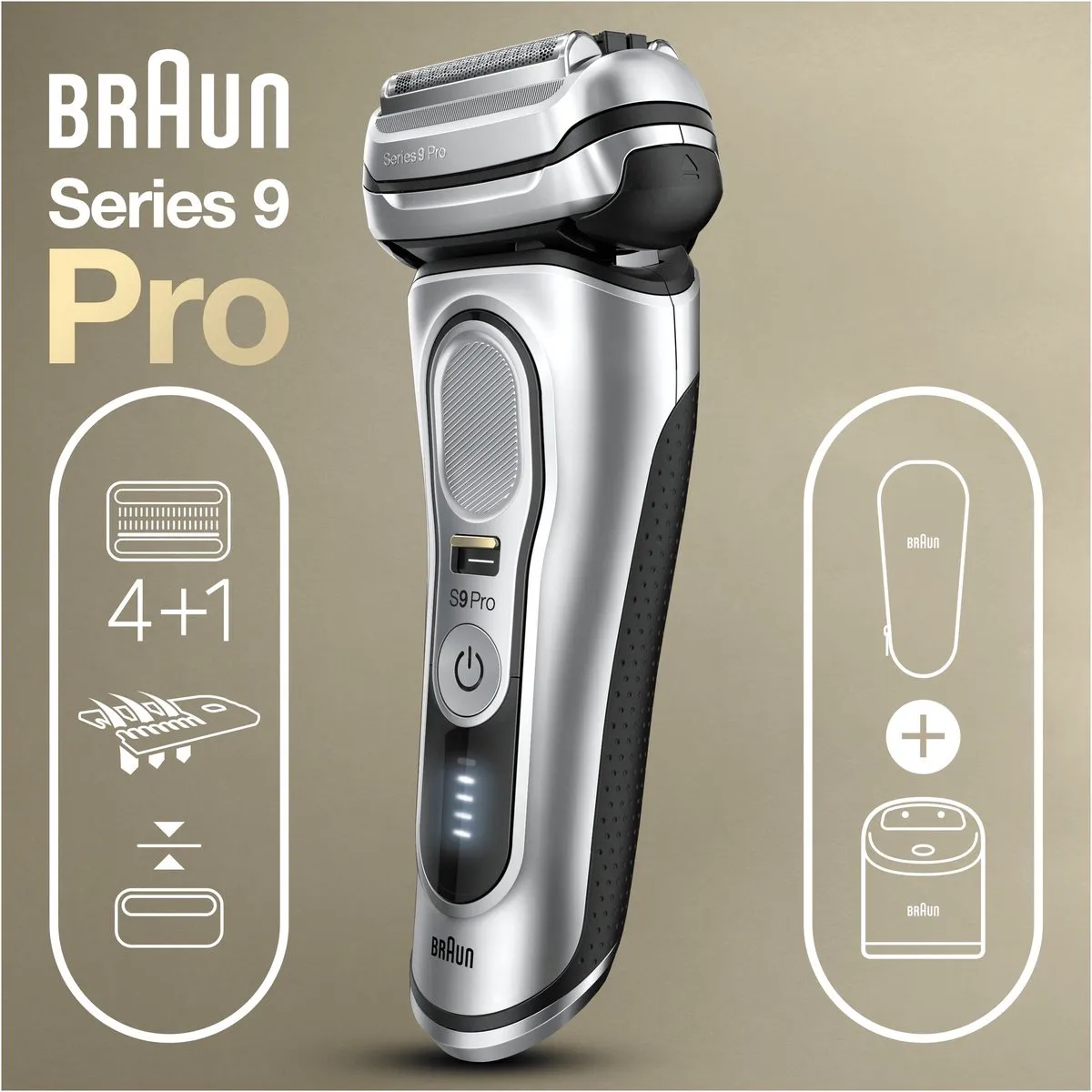 Braun Series 9 Pro 9467cc Scheerapparaat - Grijs