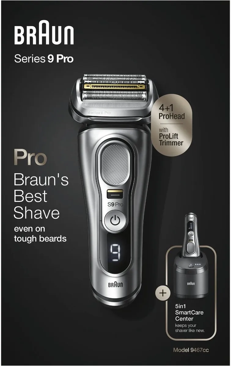 Braun Series 9 Pro 9467cc Scheerapparaat - Grijs