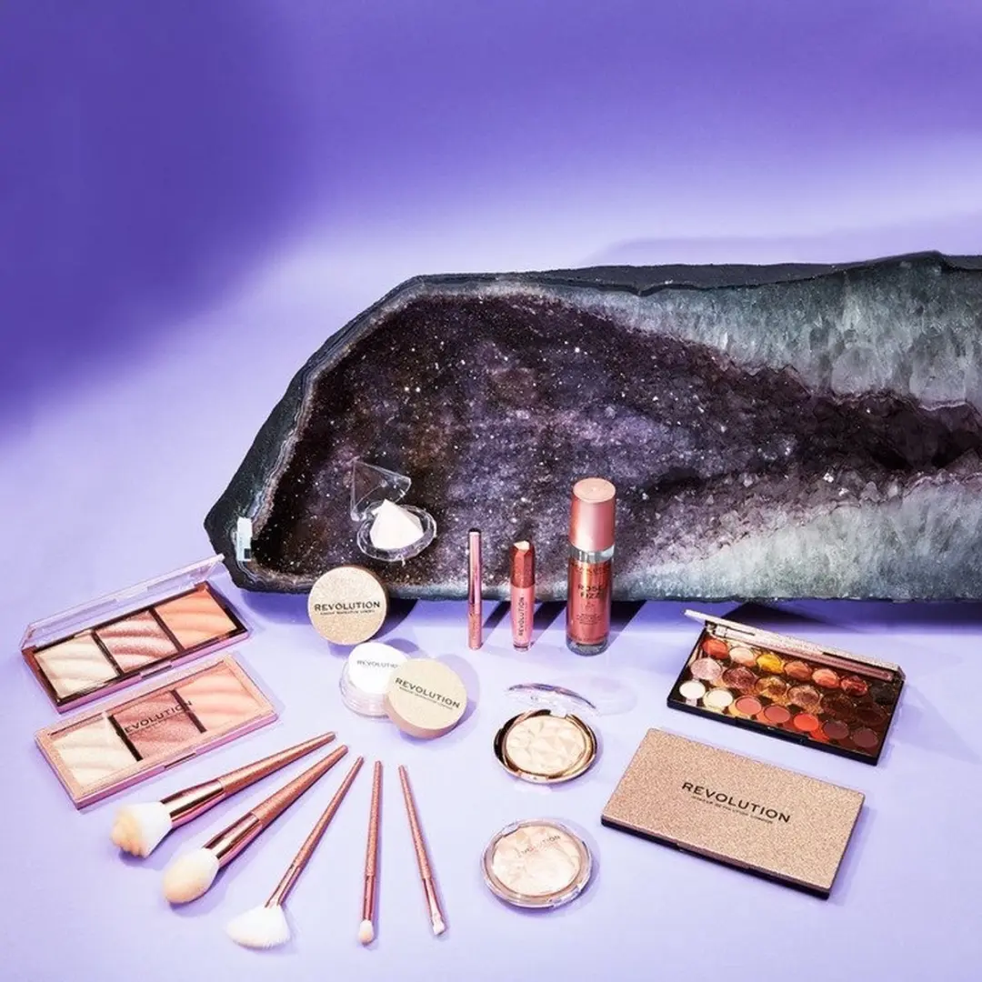 Makeup Revolution Precious Stone Brush Set - 5 Kwasten - Gezicht/Ogen