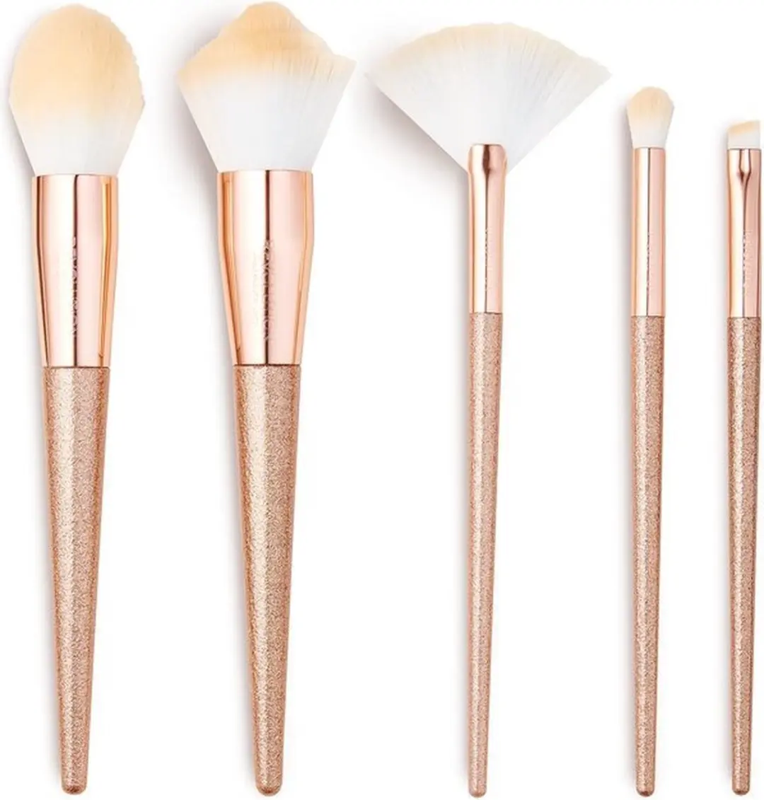 Makeup Revolution Precious Stone Brush Set - 5 Kwasten - Gezicht/Ogen