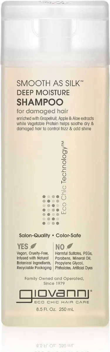 Giovanni Cosmetics Smooth as Silk Shampoo 250ml