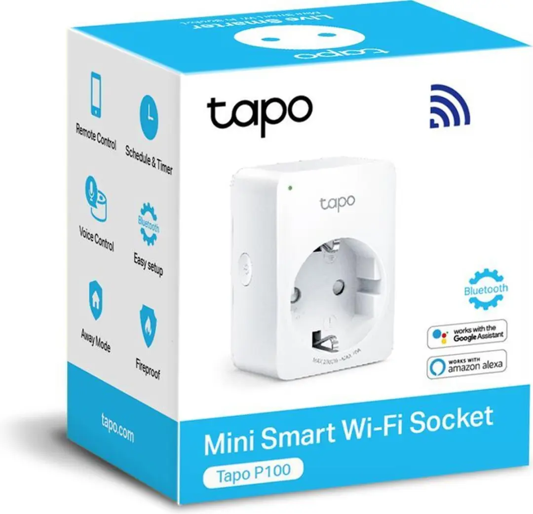 TP-Link Tapo P100 Slimme Stekker - 4 Stuks