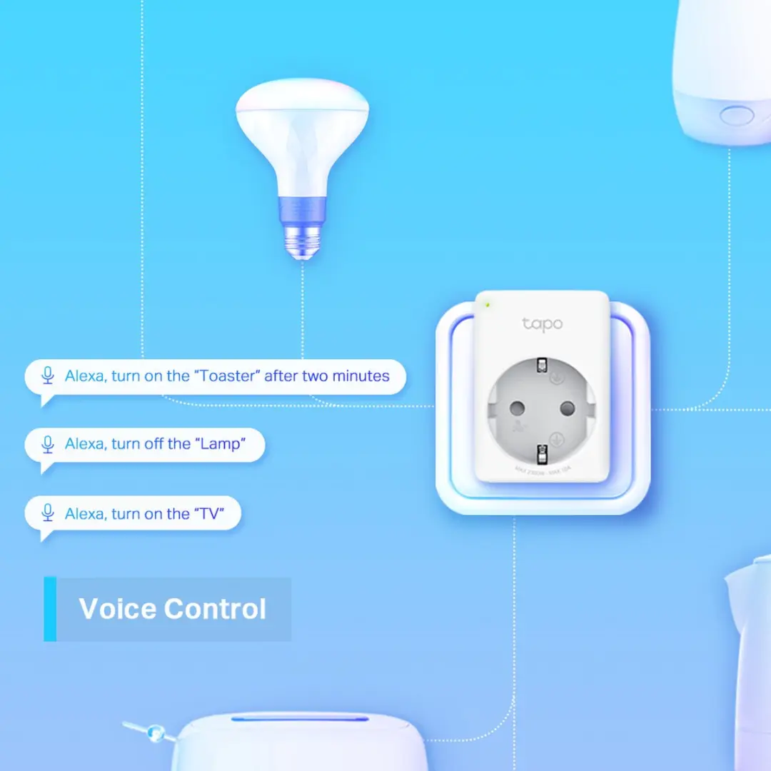 TP-Link Tapo P100 Slimme Stekker - 4 Stuks