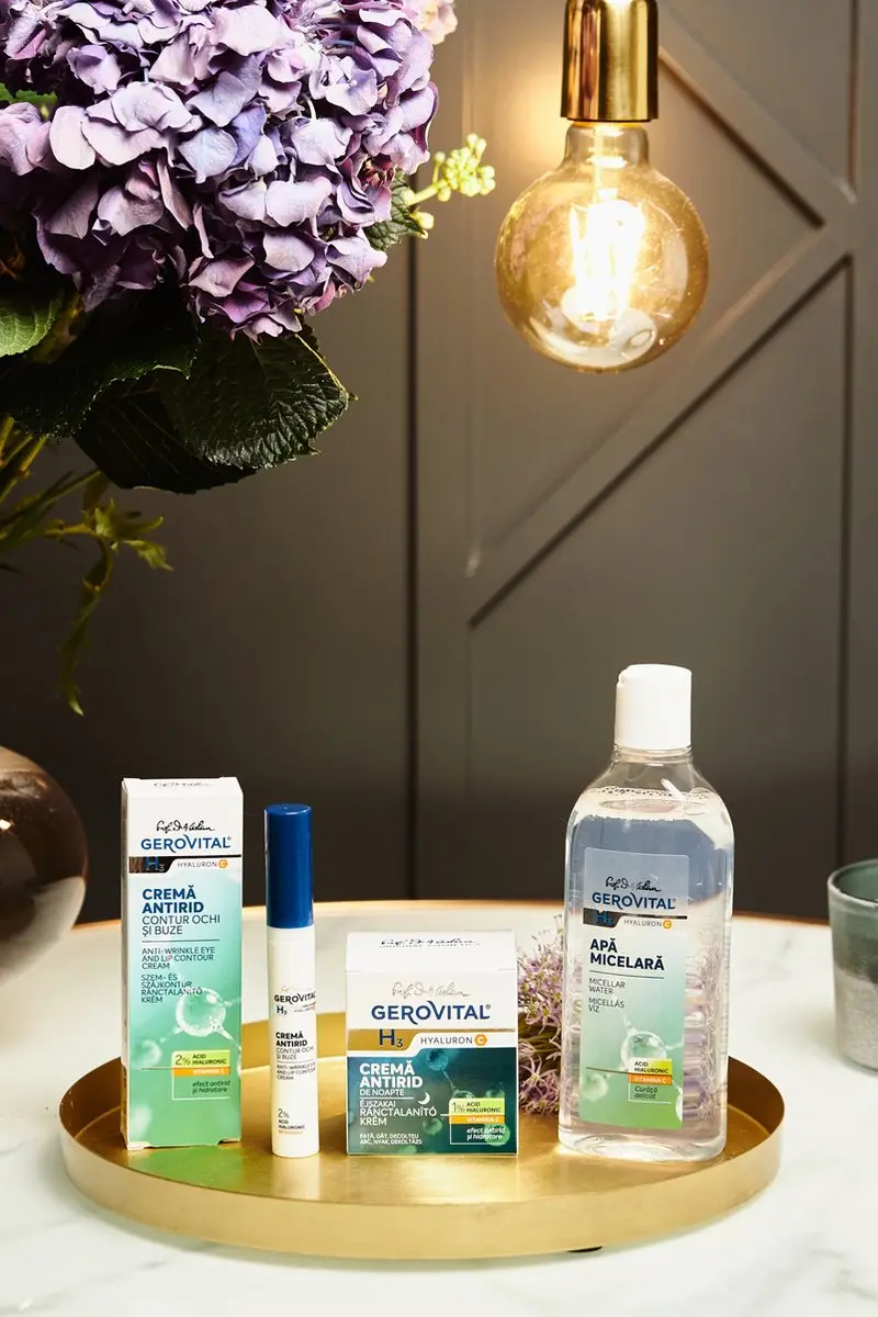Gerovital Micellair Water 400ml - Hyaluronzuur & Vitamine C