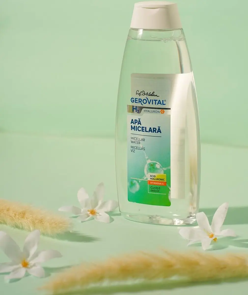 Gerovital Micellair Water 400ml - Hyaluronzuur & Vitamine C