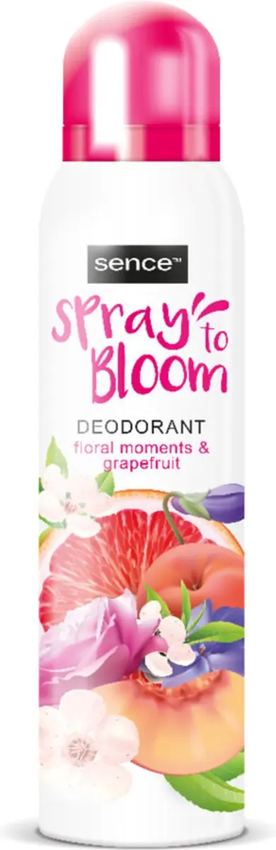 Sence Deodorant Floral & Grapefruit - 4x150ml