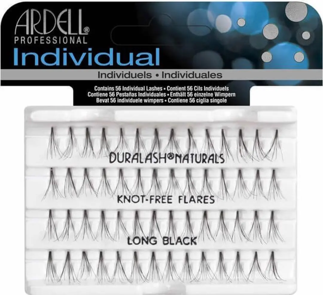 Ardell Individuals Duralash Knotted Flares Long Black - 56.0ks