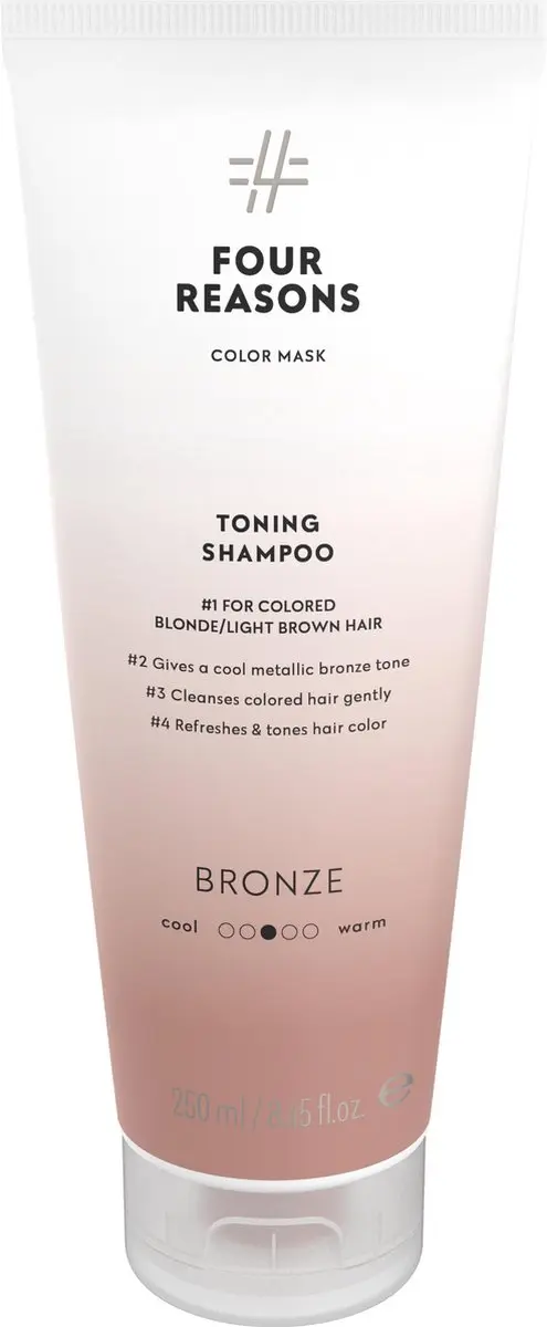 Four Reasons Color Mask Toning Shampoo Bronze 250ml