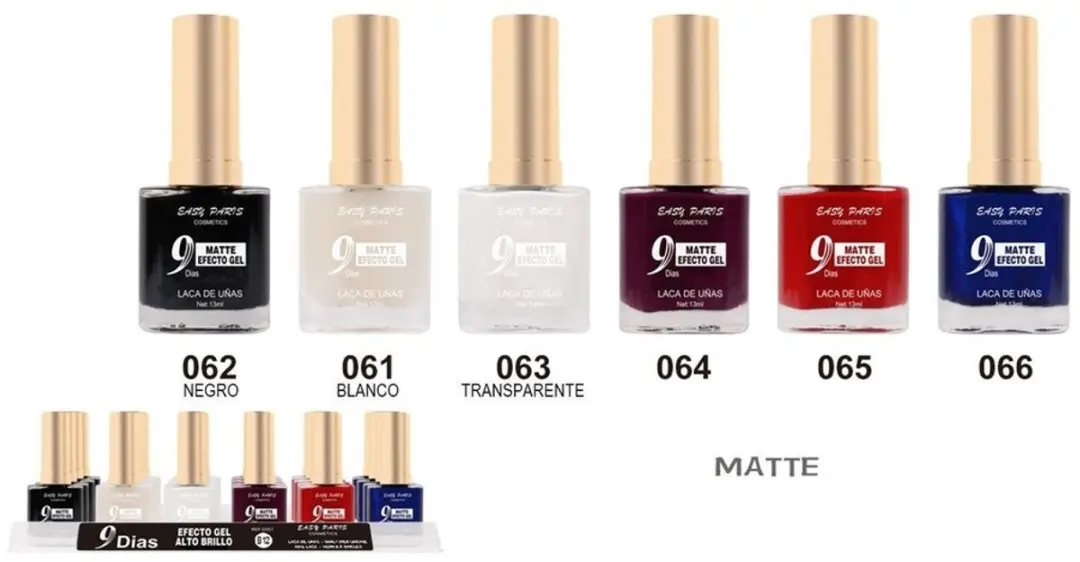 Easy Paris Nagellak Mat Paars 064 - 13ml