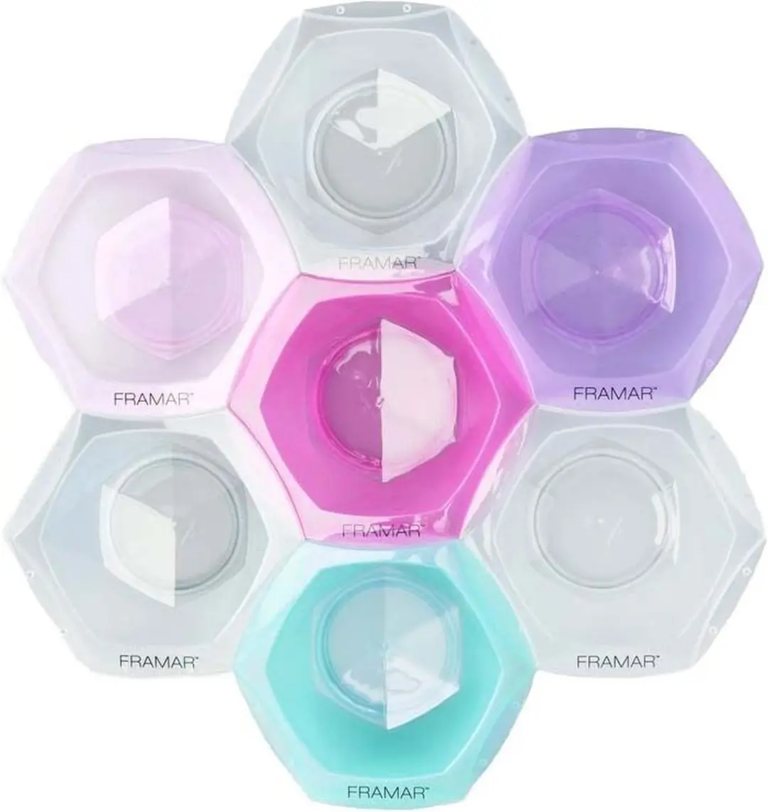 Framar Connect & Color Bowls Toner - 7 Stuks Licht Bruin