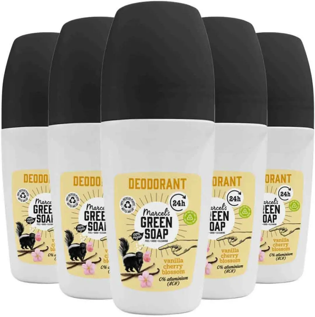 Marcel's Green Soap Deo Roller Vanille & Kersenbloesem