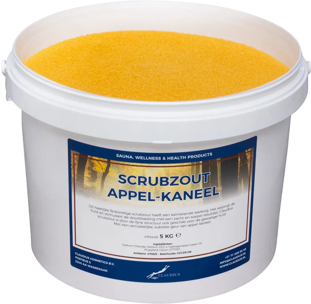 Splashbox Cosmetics Scrubzout Appel-Kaneel 5kg