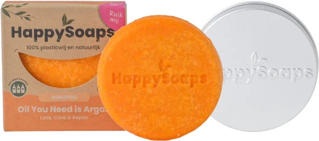 HappySoaps Oil You Need Is Argan Shampoo Bar