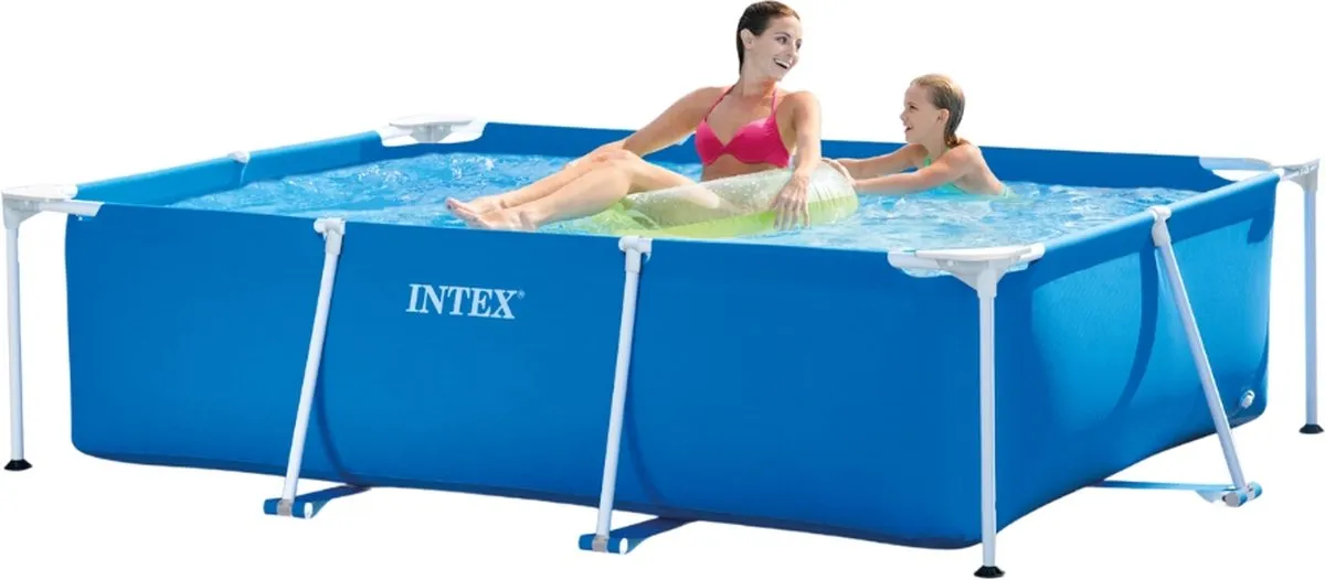 Intex 28270NP Opzetzwembad 220x150x60cm - Blauw/Wit