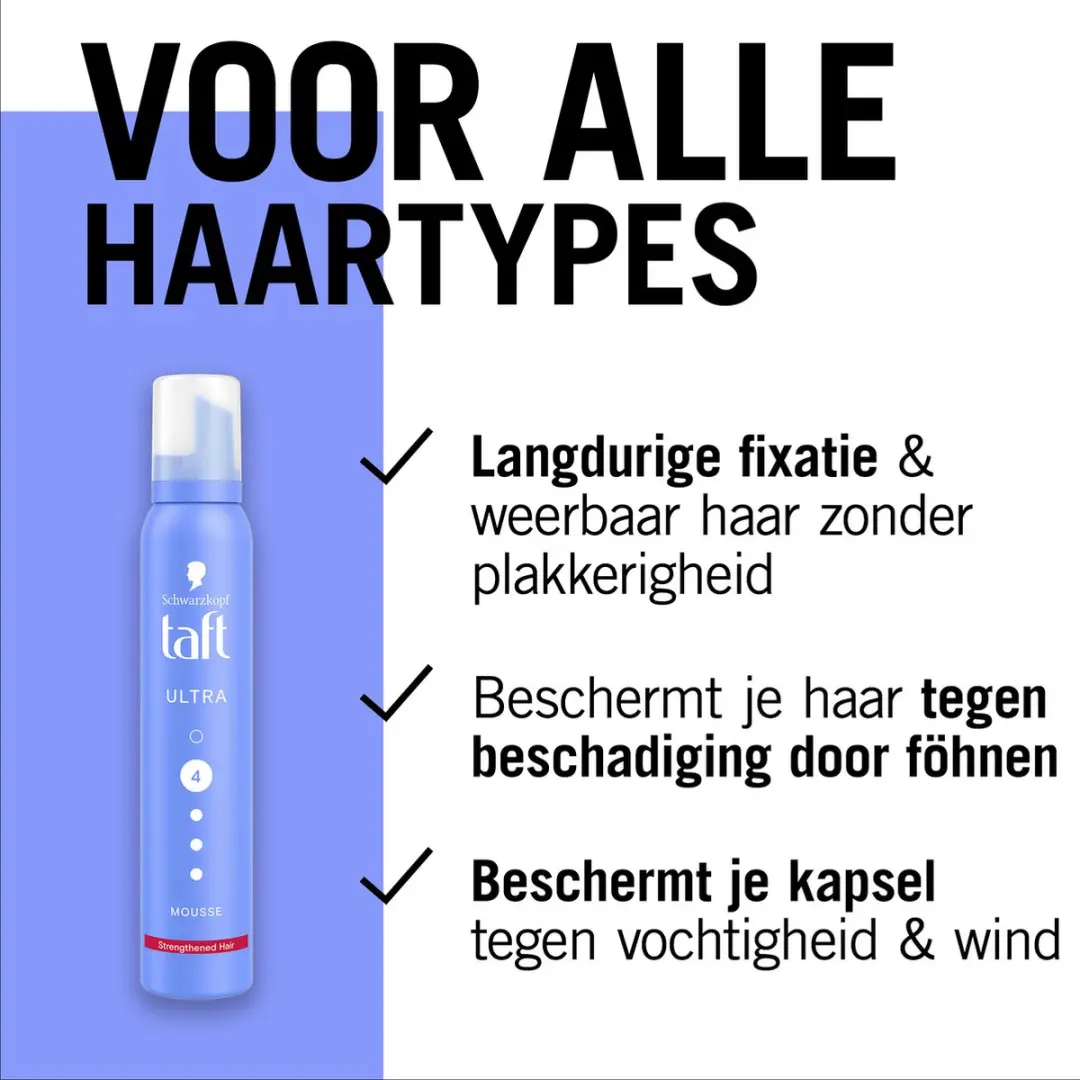 Taft Ultra Strong Haarmousse - 6x200ml