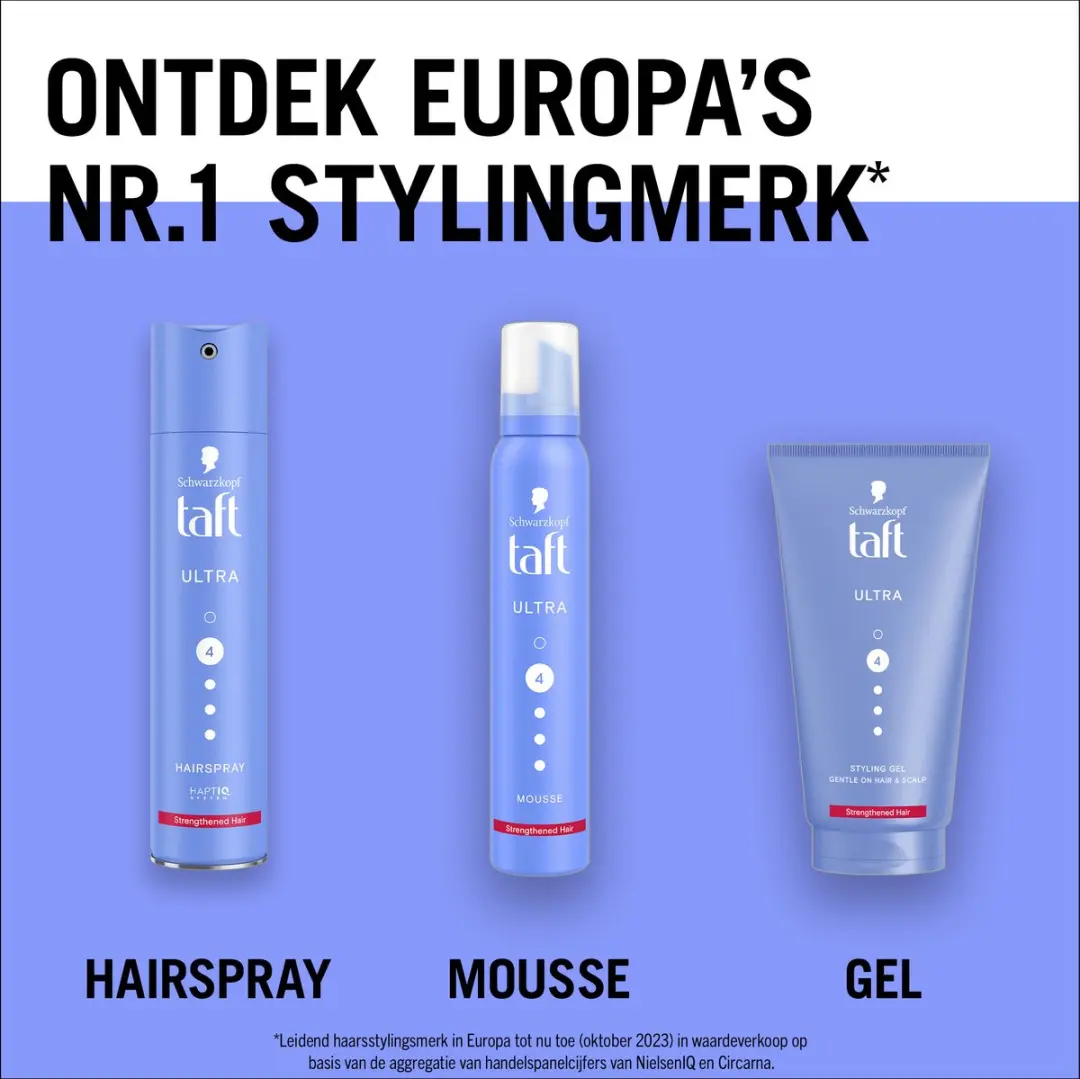 Taft Ultra Strong Haarmousse - 6x200ml