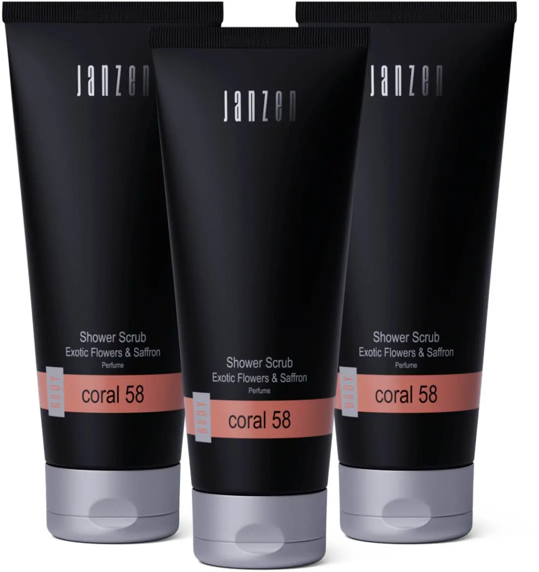 Janzen Shower Scrub Coral 58