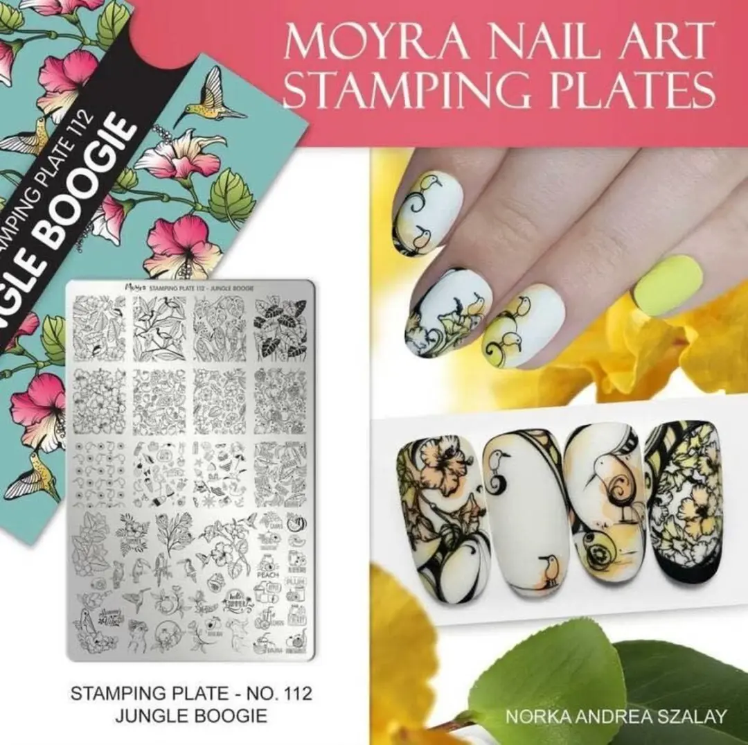 Moyra Stamping Plate Jungle Boogie 112
