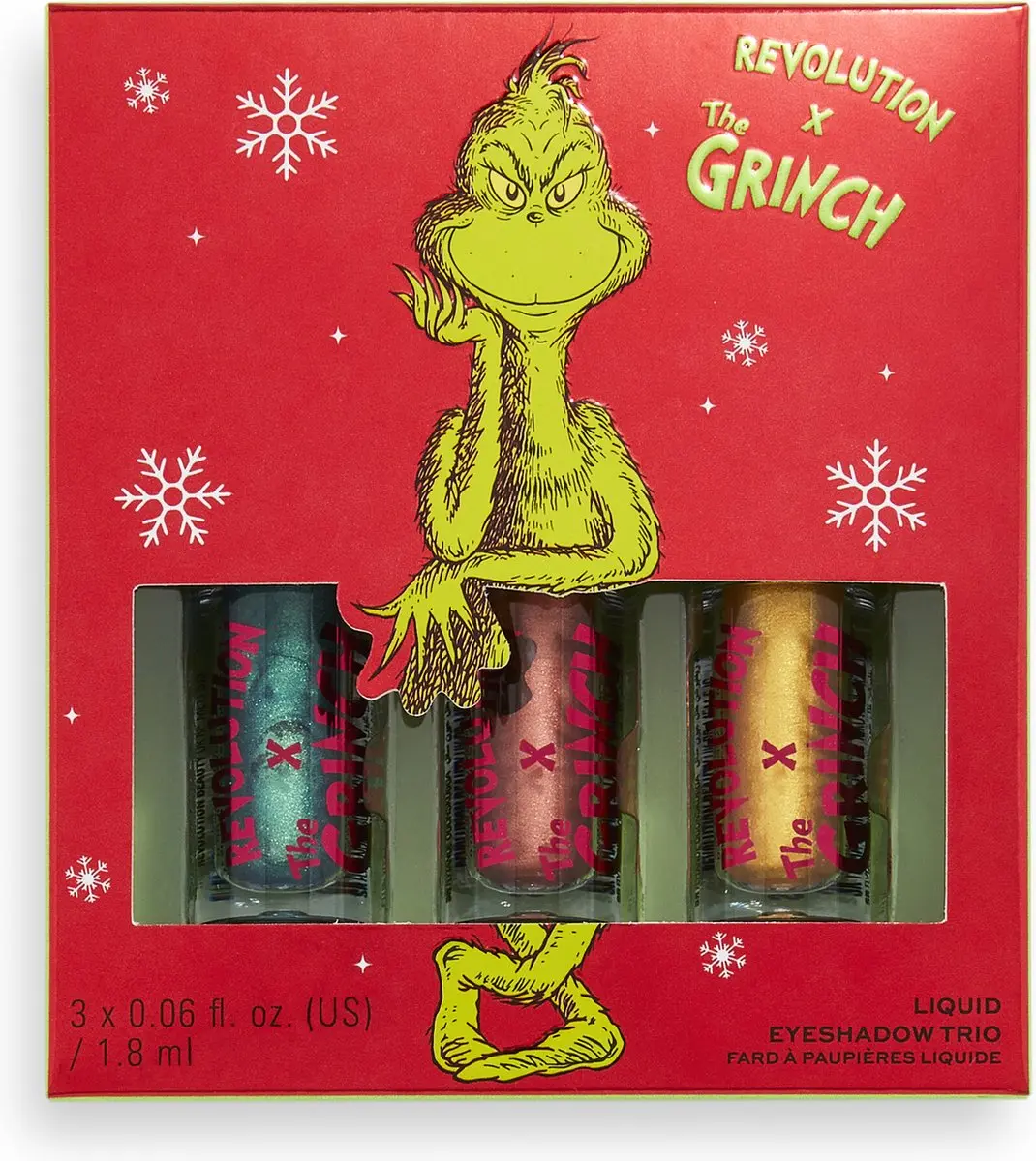 Makeup Revolution x The Grinch Don't Give A Grinch Liquid Eyeshadow