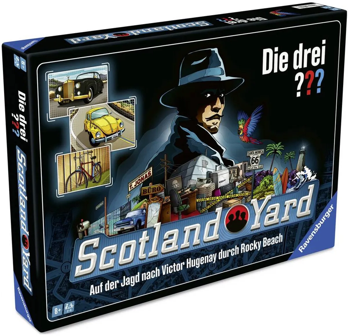 Ravensburger Die drei ??? Scotland Yard - Bordspel - afbeelding 3 van 3