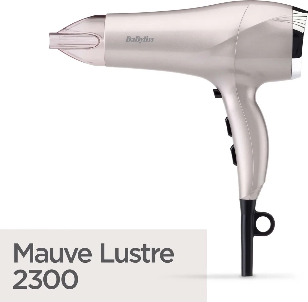 Babyliss Mauve Lustre 2300 Föhn - 2300W - Ionisch/Titanium-Keramisch