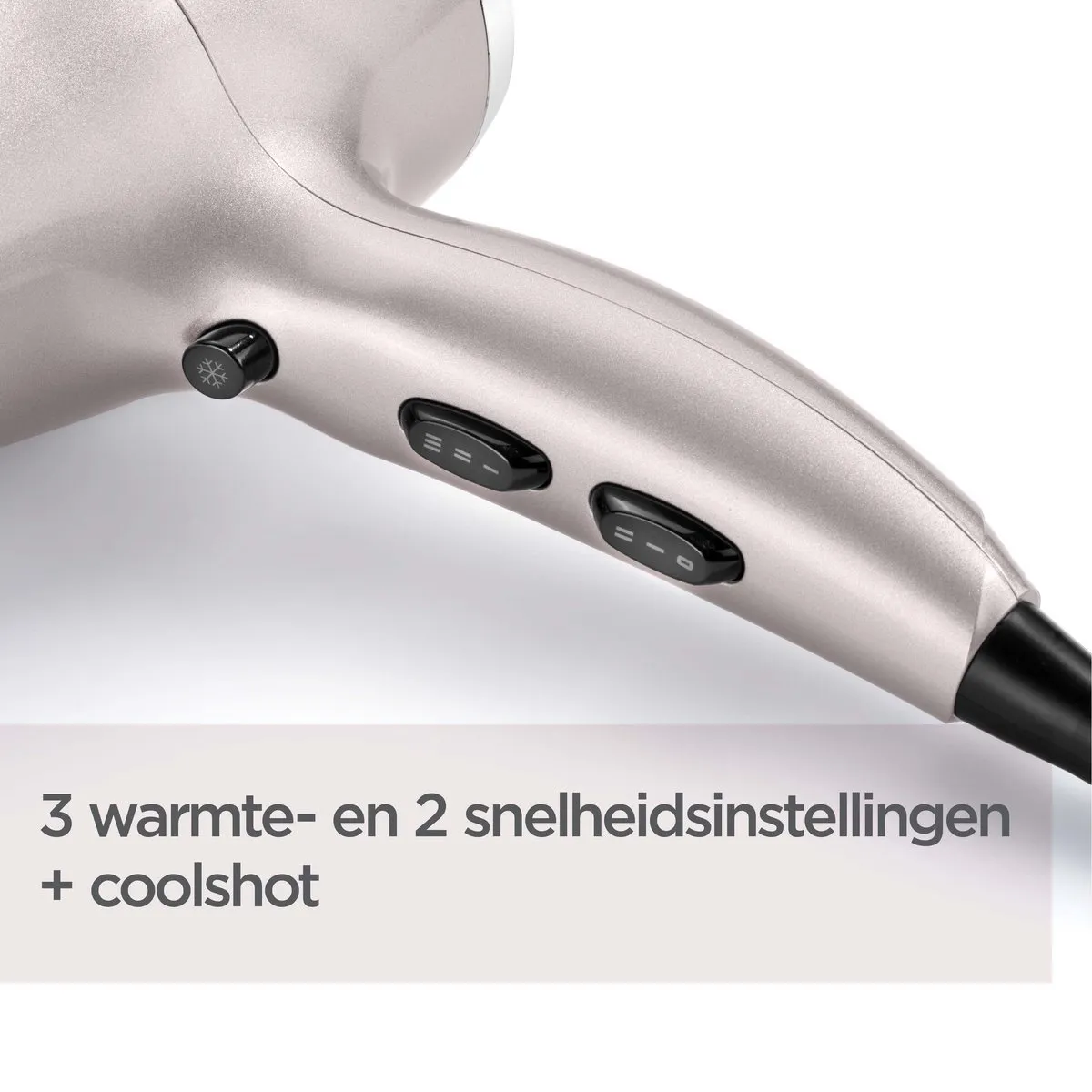 Babyliss Mauve Lustre 2300 Föhn - 2300W - Ionisch/Titanium-Keramisch