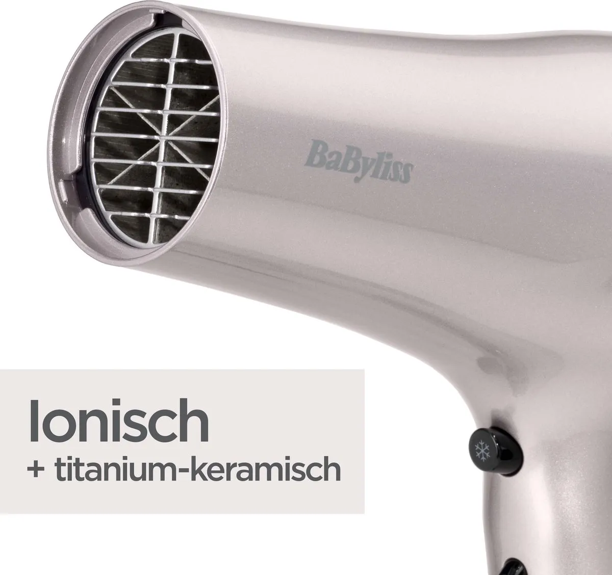 Babyliss Mauve Lustre 2300 Föhn - 2300W - Ionisch/Titanium-Keramisch
