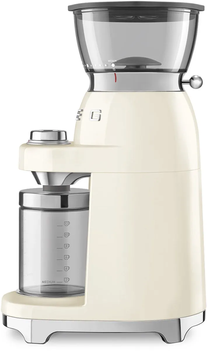 Smeg CGF03CREU Elektrische Koffiemolen - Jaren 50 - Crème