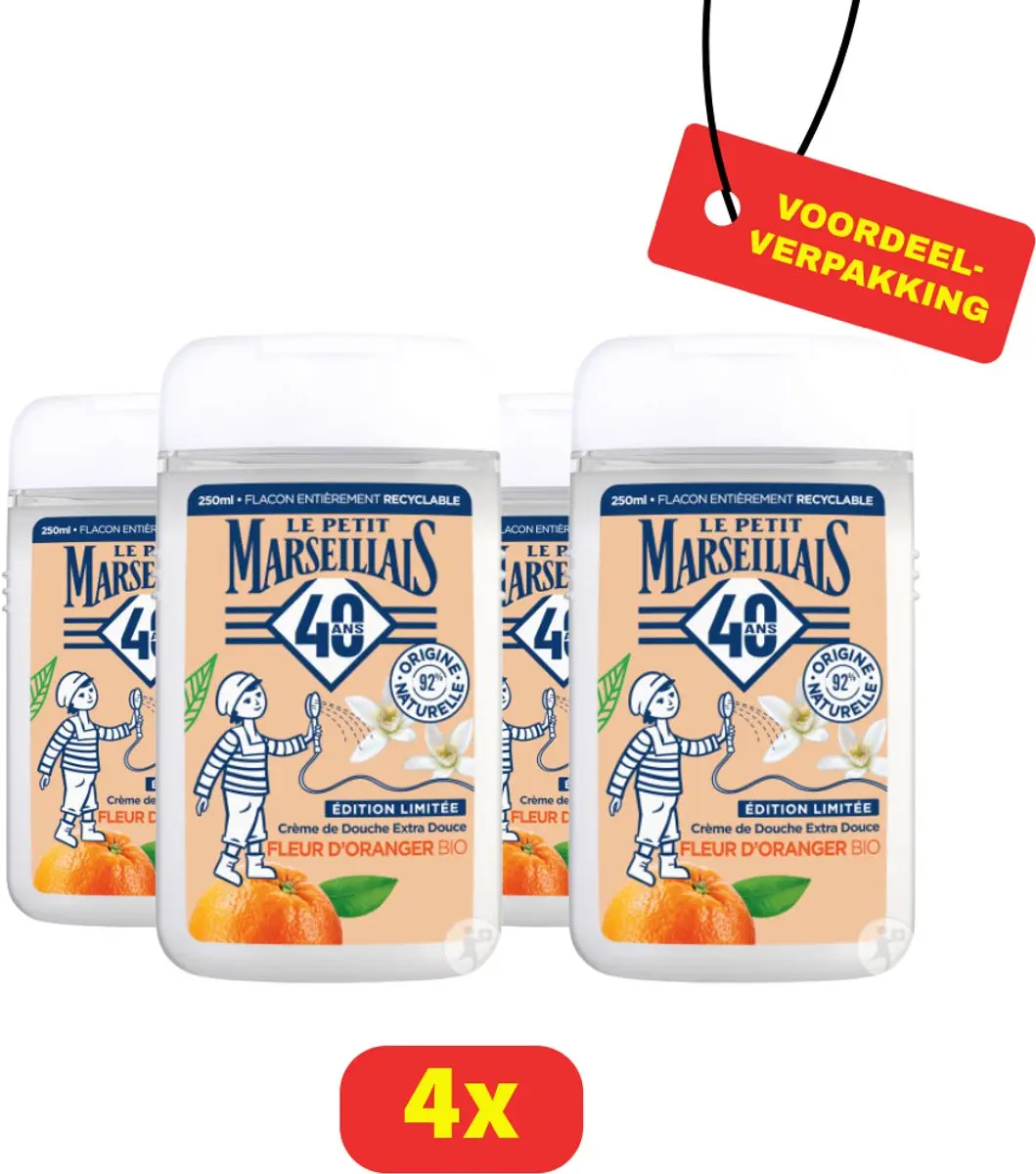 Le Petit Marseillais Douchegel Oranjebloesem 250ml