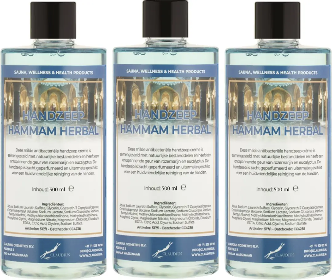 Splashbox Cosmetics Hammam Herbal Handzeep 500ml