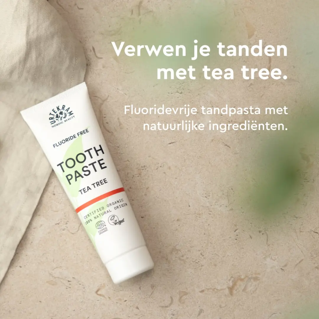 Urtekram Tea Tree Fluoridevrije Tandpasta 75ml