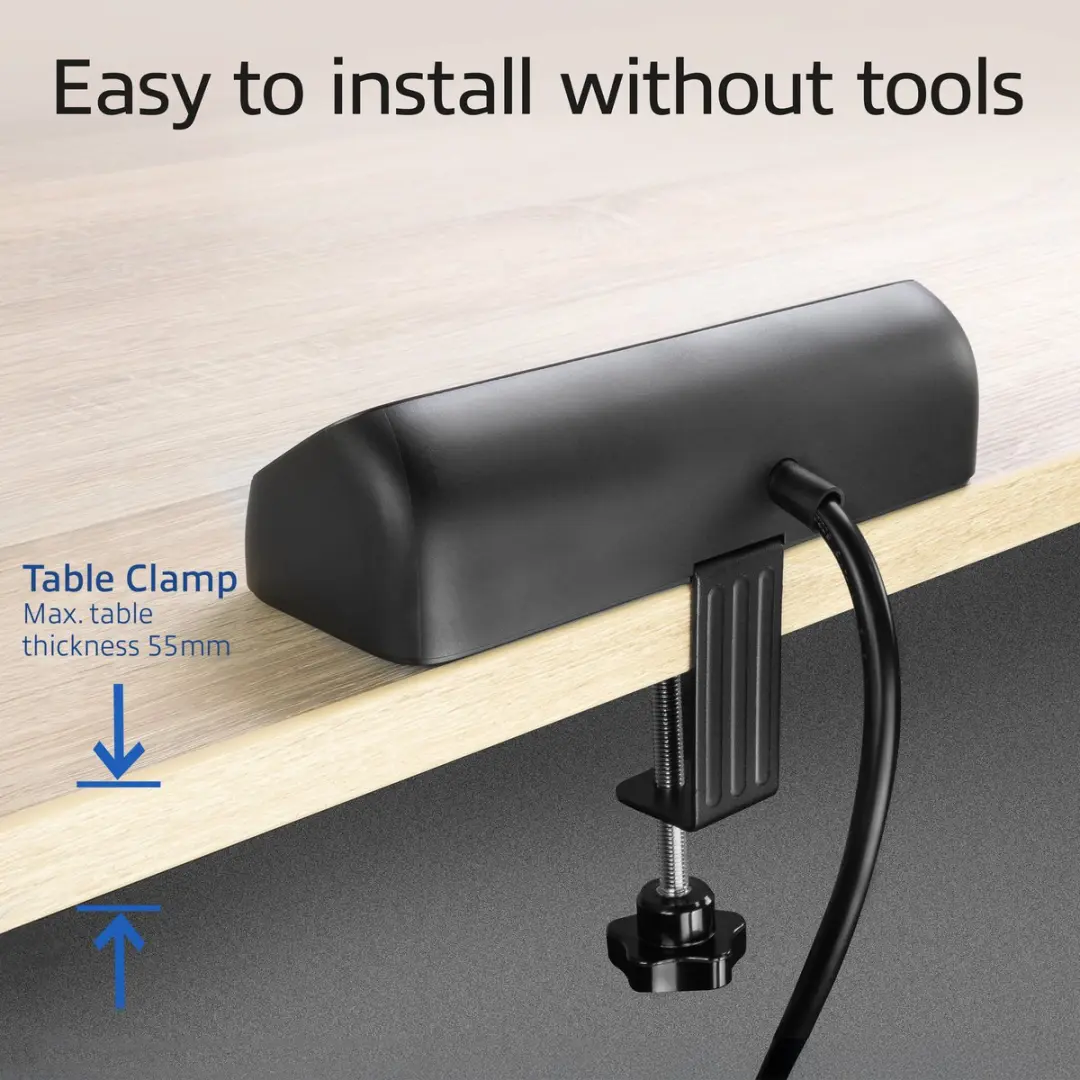 ACT Stekkerdoos AC2480 - 3 Type-F stopcontacten 3680W - 3x USB - 1,5m - Zwart