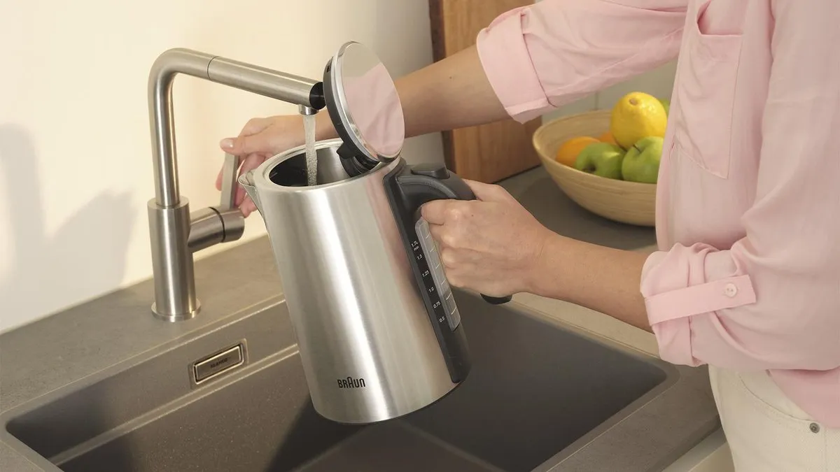 Braun WK 5205 BK Waterkoker 1,7L - 2200W - Zwart/Roestvrijstaal - afbeelding 6 van 6
