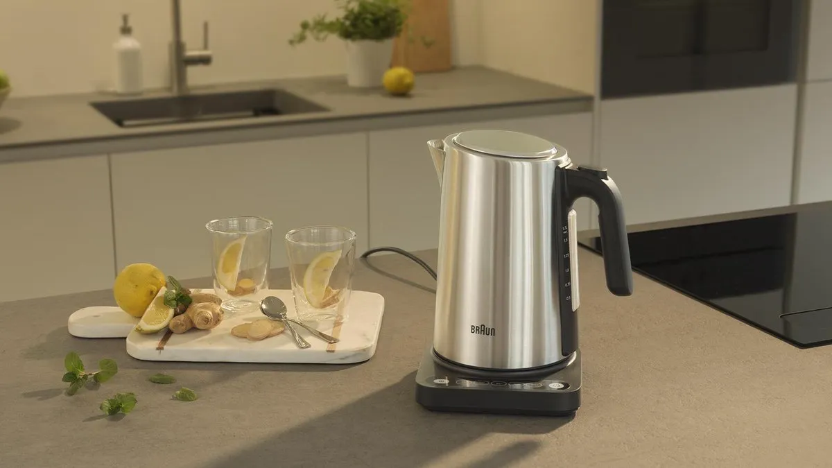 Braun WK 5205 BK Waterkoker 1,7L - 2200W - Zwart/Roestvrijstaal