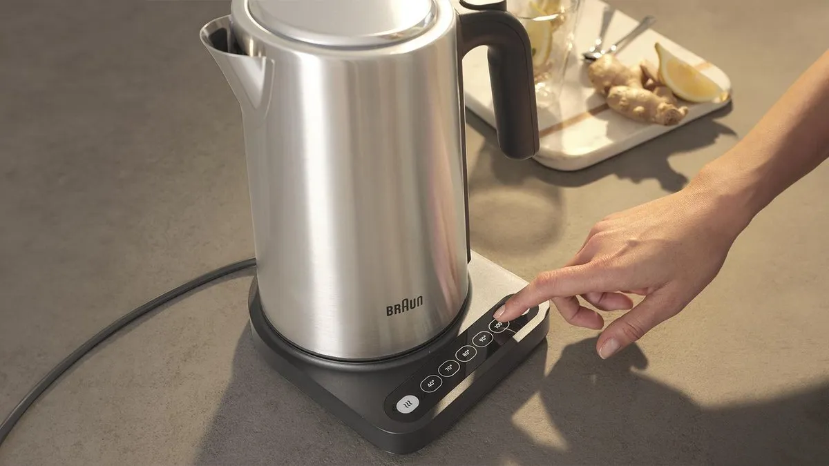 Braun WK 5205 BK Waterkoker 1,7L - 2200W - Zwart/Roestvrijstaal