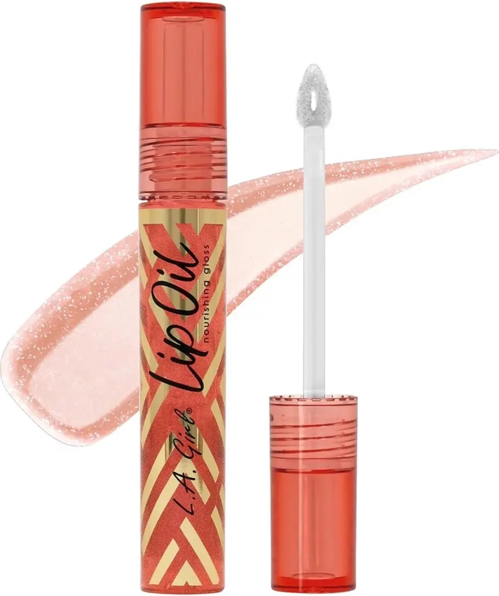 L.A. Girl Lip Oil Nourishing Gloss Shimmer Cherry