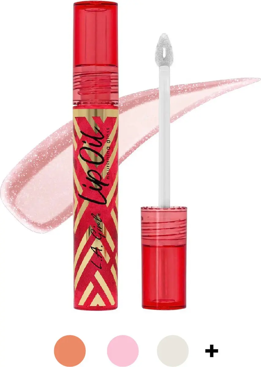 L.A. Girl Lip Oil Nourishing Gloss Shimmer Cherry