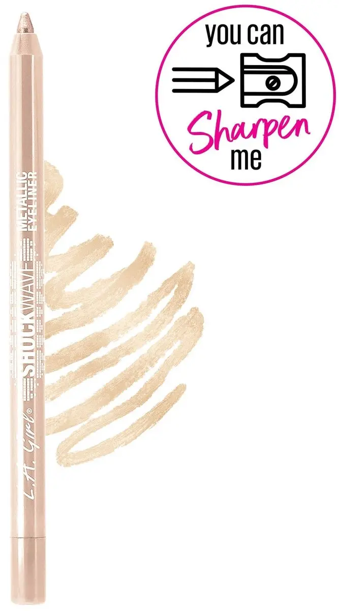 L.A. Girl Shockwave Metallic Eyeliner Lullaby - Beige 6g
