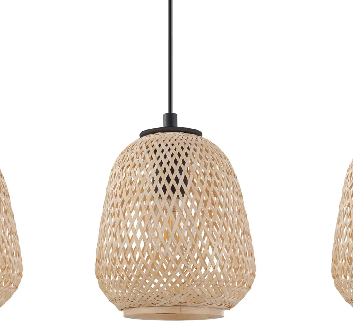 Eglo Dembleby Hanglamp E27 - 90cm - Zwart