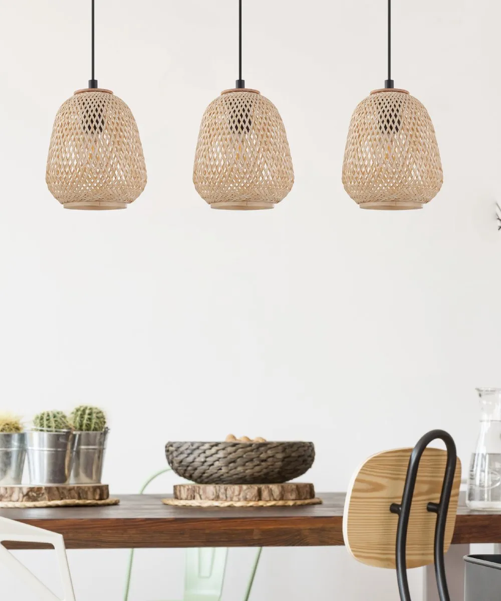 Eglo Dembleby Hanglamp E27 - 90cm - Zwart - afbeelding 6 van 6
