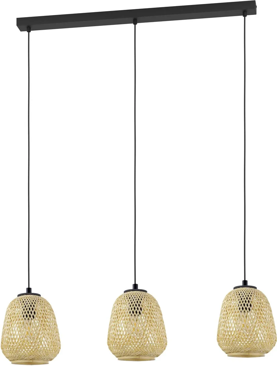 Eglo Dembleby Hanglamp E27 - 90cm - Zwart