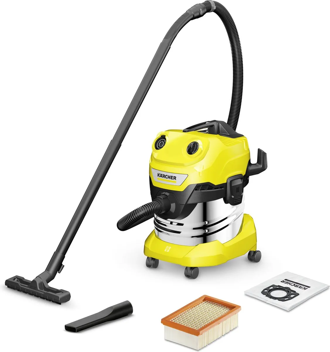 Kärcher WD 4 S V-20/5/22 Nat- en Droogzuiger 1000W - 20L