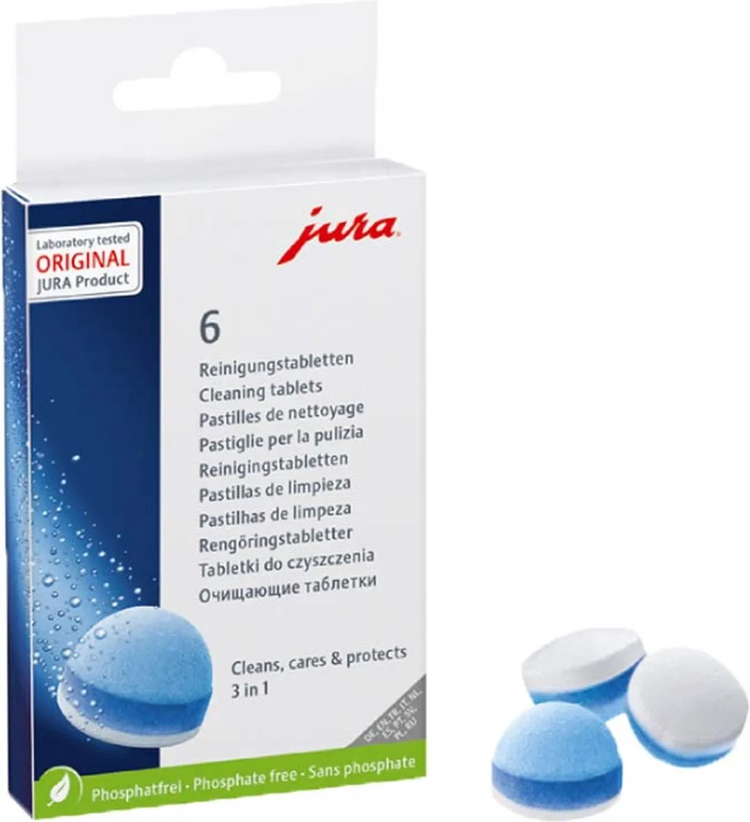 Jura Onderhoudsset Espressomachine - Ontkalking & Reiniging - 3 Stuks
