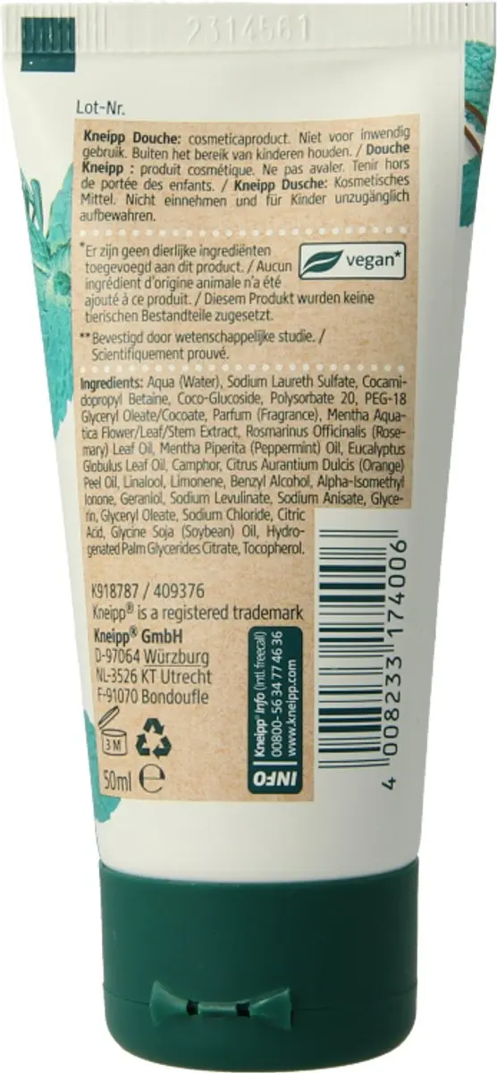 Kneipp Goodbye Stress Douche Mini 50ml