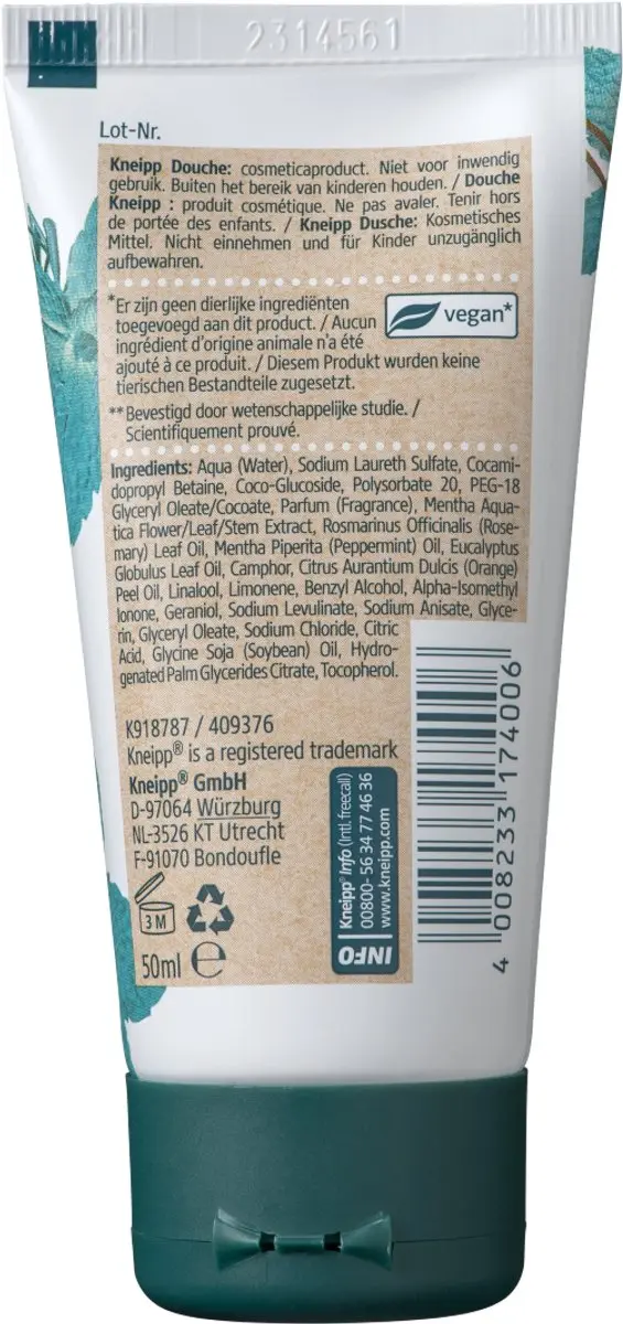 Kneipp Goodbye Stress Douche Mini 50ml