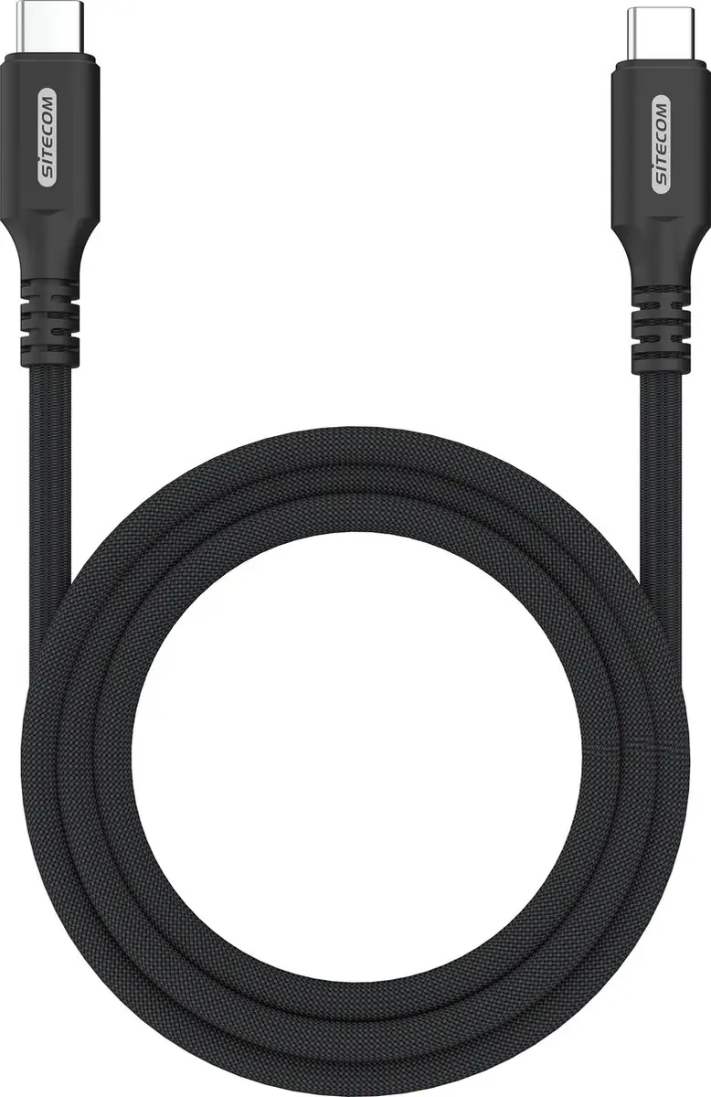 Sitecom USB-C naar USB-C Kabel 2m - 4K 60Hz Video & Data