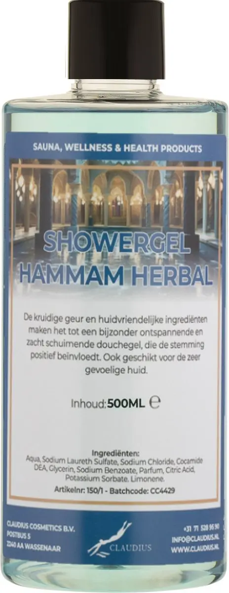 Splashbox Cosmetics Hammam Herbal Douchegel 500ml