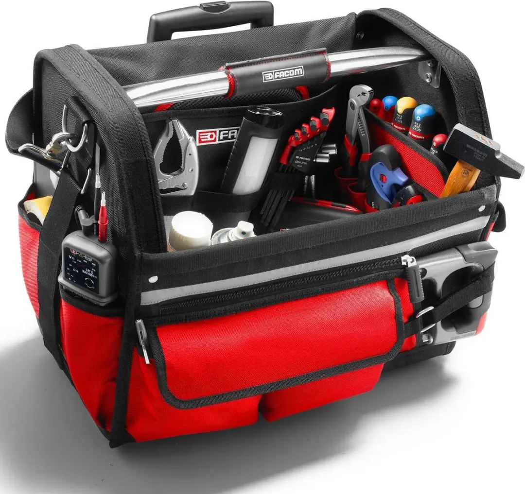 FACOM Probag BS.R20PB Gereedschapskoffer - 7 Vakken - 33L - Zwart/Rood